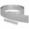vidaXL Robovi trave 4 kos 450 x 0.05 x 15 cm Cinkana jeklena srebrna