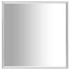 vidaXL Ogledalo srebrno 40x40 cm
