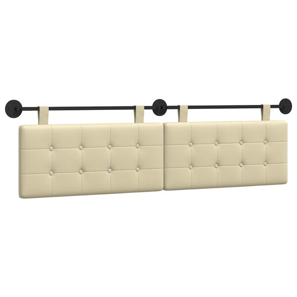 vidaXL Visoki naslon za glavo Namestitev na steno Umjetno usnje