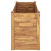 vidaXL Visoka greda 160x60x84 cm trden akacijev les
