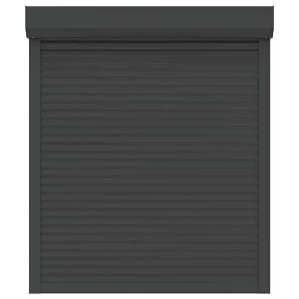 vidaXL Rolete iz aluminija 110x130 cm antracit