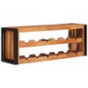 vidaXL Stojalo za vino Rjava 120 x 45 x 33 cm Masiven les akacije