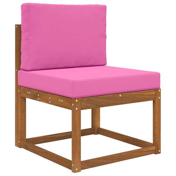 vidaXL Zunanja blazina za kavč 2 pcs Roza Poliester