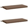 vidaXL Blazine za klopi SOEST 2 kos 100% poliester Taupe