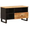 vidaXL TV omarica Rjava 80 x 33 x 46 cm Masiven les manga