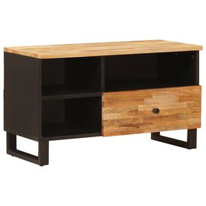 vidaXL TV omarica Rjava 80 x 33 x 46 cm Masiven les manga