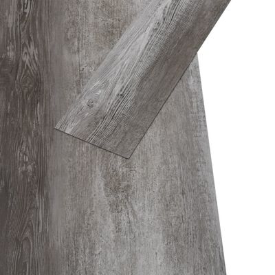 vidaXL Nesamolepilne PVC talne plošče 4,46 m² 3 mm črtast les