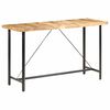 vidaXL Barska miza 180x70x107 cm robusten mangov les