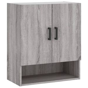 vidaXL Stenska omarica siva sonoma 60x31x70 cm inženirski les