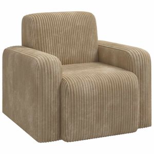 vidaXL Fotelj Taupe korduroy