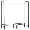 vidaXL Stojalo za drva antracitno 120x35x120 cm jeklo