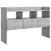 vidaXL Komoda betonsko siva 105x30x70 cm iverna plo&scaron;ča
