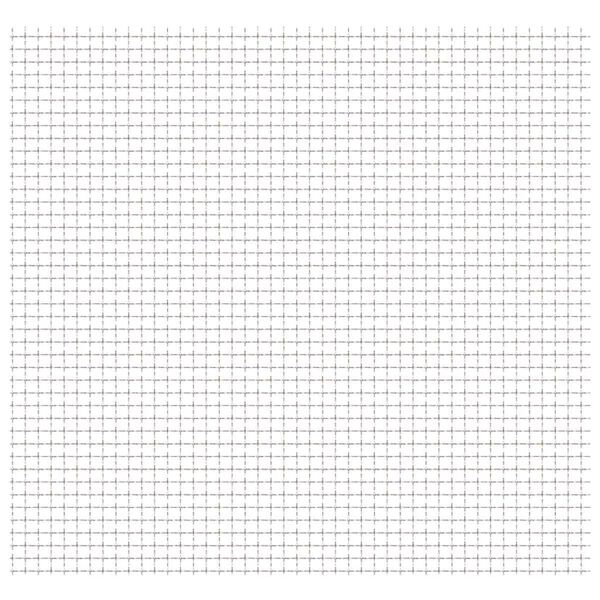 vidaXL Vrtna žična ograja nerjaveče jeklo 100x85 cm 21x21x2,5 mm