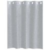 vidaXL Voile zavesa z zavesami 2 pcs Temno siva 140 x 140 cm Poliester
