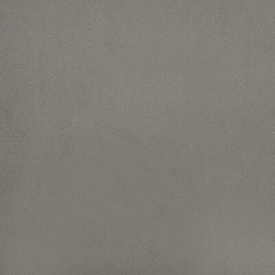 vidaXL Posteljni okvir svetlo siv 160x200 cm žamet