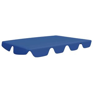 vidaXL Streha za vrtno gugalnico modra 188/168x145/110 cm