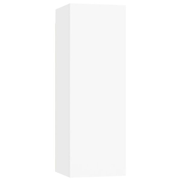 vidaXL TV omarica bela 30,5x30x90 cm inženirski les