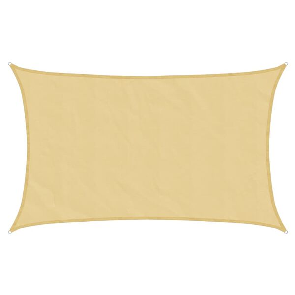 vidaXL Senčno jadro pe&scaron;čeno 8x5 m 100 % poliester oxford