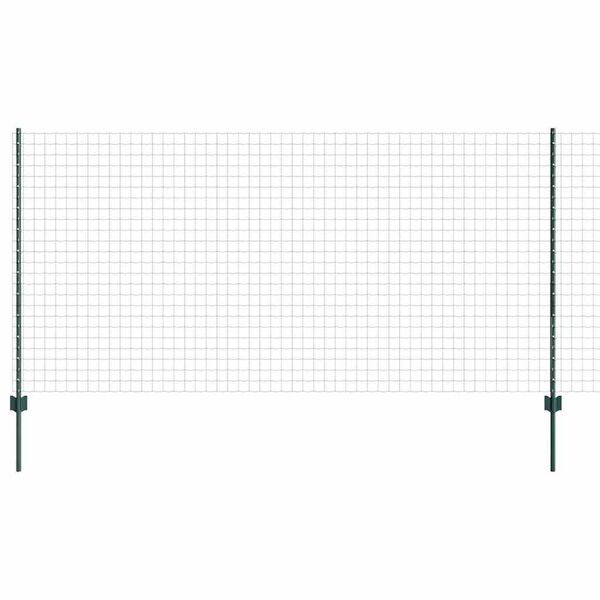 vidaXL Ograja in Stolp Zelena 1,2 x 25 m Jeklo