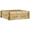 vidaXL Visoka greda impregnirana borovina 120x120x40 cm