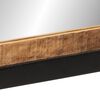 vidaXL Kopalni&scaron;ko ogledalo 55x1x60 cm Glass and Solid Wood Mango
