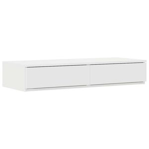 vidaXL Posteljni predali Bela 100 x 36,5 x 16,5 cm Inženirski les