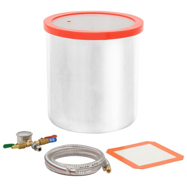 vidaXL Vakuumska komora nerjaveče jeklo 18,9 L