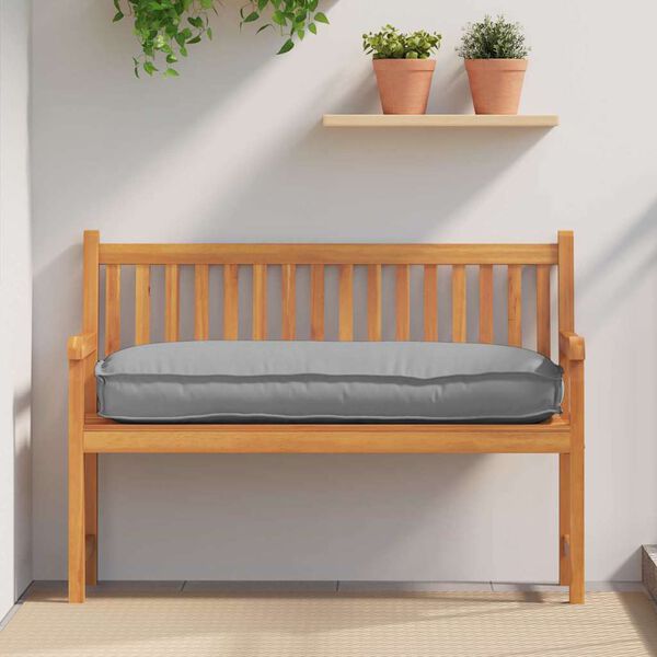 vidaXL Blazina Siva 120 x 50 x 12 cm Oxford tkanina