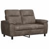 vidaXL Kavč Temno siva 158 x 90 x 95 cm Umetno nubuk usnje