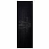 vidaXL Kuhinjska preproga Pribor Črna 180 x 60 cm Žamet