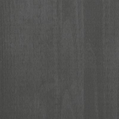 vidaXL Klubska mizica HAMAR temno siva 100x55x35 cm trdna borovina