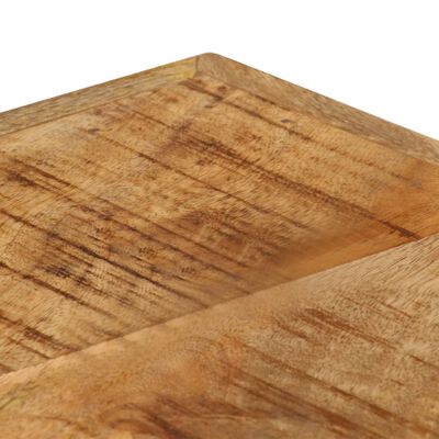 vidaXL Klubska mizica iz trdnega mangovega lesa 90x45x35 cm