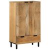 vidaXL Highboard Brown 60x33x100 cm Masivni les Mango