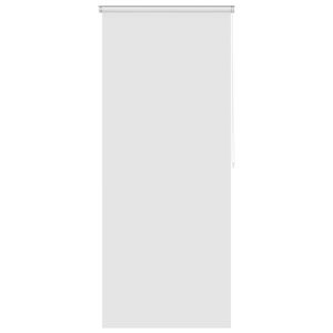 vidaXL Rolo zavesa za prho 80x240 cm bela