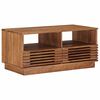 vidaXL Klubska miza s predalom Naravna 85 x 45,5 x 40 cm