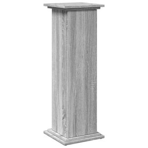 vidaXL Stojalo za shranjevanje siva sonoma 31x30x90 cm inženirski les