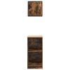 vidaXL Garažne omare 2 kosa dimljeni hrast inženirski les