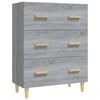 vidaXL Komoda siva sonoma 70x34x90 cm konstruiran les