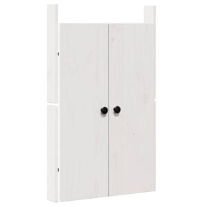 vidaXL Kuhinjska vrata MEPPEL Bela 50 x 9 x 82 cm Trden borov les