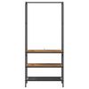 vidaXL Stojalo za oblačila Star les 77 x 30 x 171 cm Konstruiran les