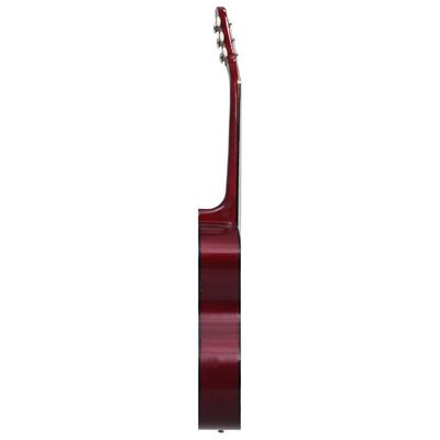 vidaXL Akustična kitara s 6 strunami 38" lipov les