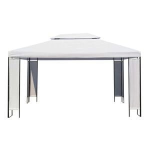 vidaXL Baldahini Bela 3 x 4 x 2.73 m blago