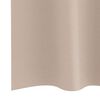 vidaXL Zavese za zatemnitev z obroči 2 pcs Taupe 140 x 140 cm