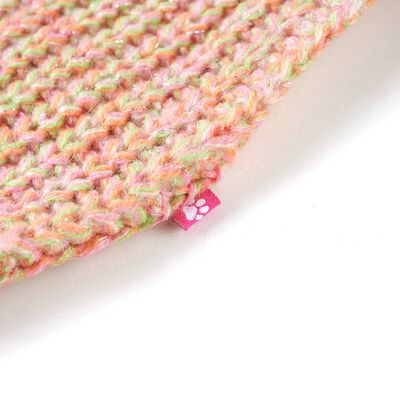 Otroški pulover pleten nežno pink 92