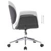 vidaXL Vrtljiv pisarni&scaron;ki stol sivo blago