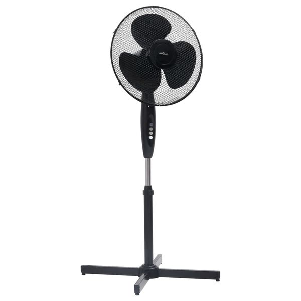 vidaXL Stoječi ventilator &Phi;40 cm 120 cm črn