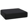 vidaXL Blazina za sedež 40 x 40 x 11 cm PU pena Črna