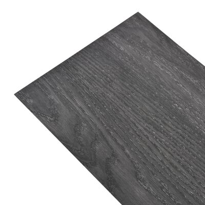 vidaXL Nesamolepilne PVC talne plošče 5,26 m² 2 mm črne in bele