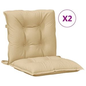 vidaXL Blazina za stol 2 kosa melanž bež 100x50x7 cm blago
