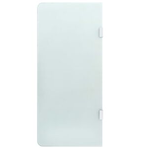 vidaXL Stenska pregrada za pisoar 90x40 cm kaljeno steklo